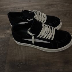Rick Owen’s vans, size 12, black and and white