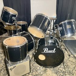 The Pearl Export Series Drum Set - 11 Piece Set 