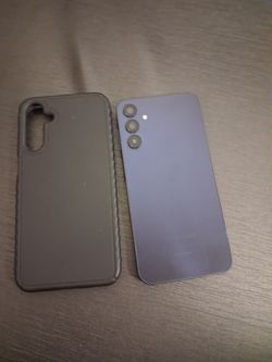 Samsung Galaxy A15 Smartphone with Case