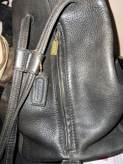 Vintage Coach 1996 Sling Convertible Large Bag - Chocolate Brown Grain Leather