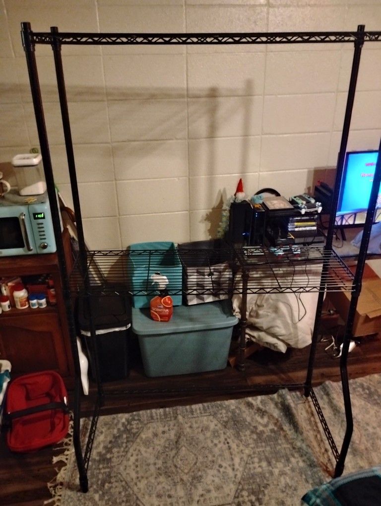 Supreme 44'' W Metal Height -Adjustable Shelving Unit