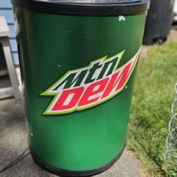 Mountain Dew soda cooler fridge refrigerator working ...