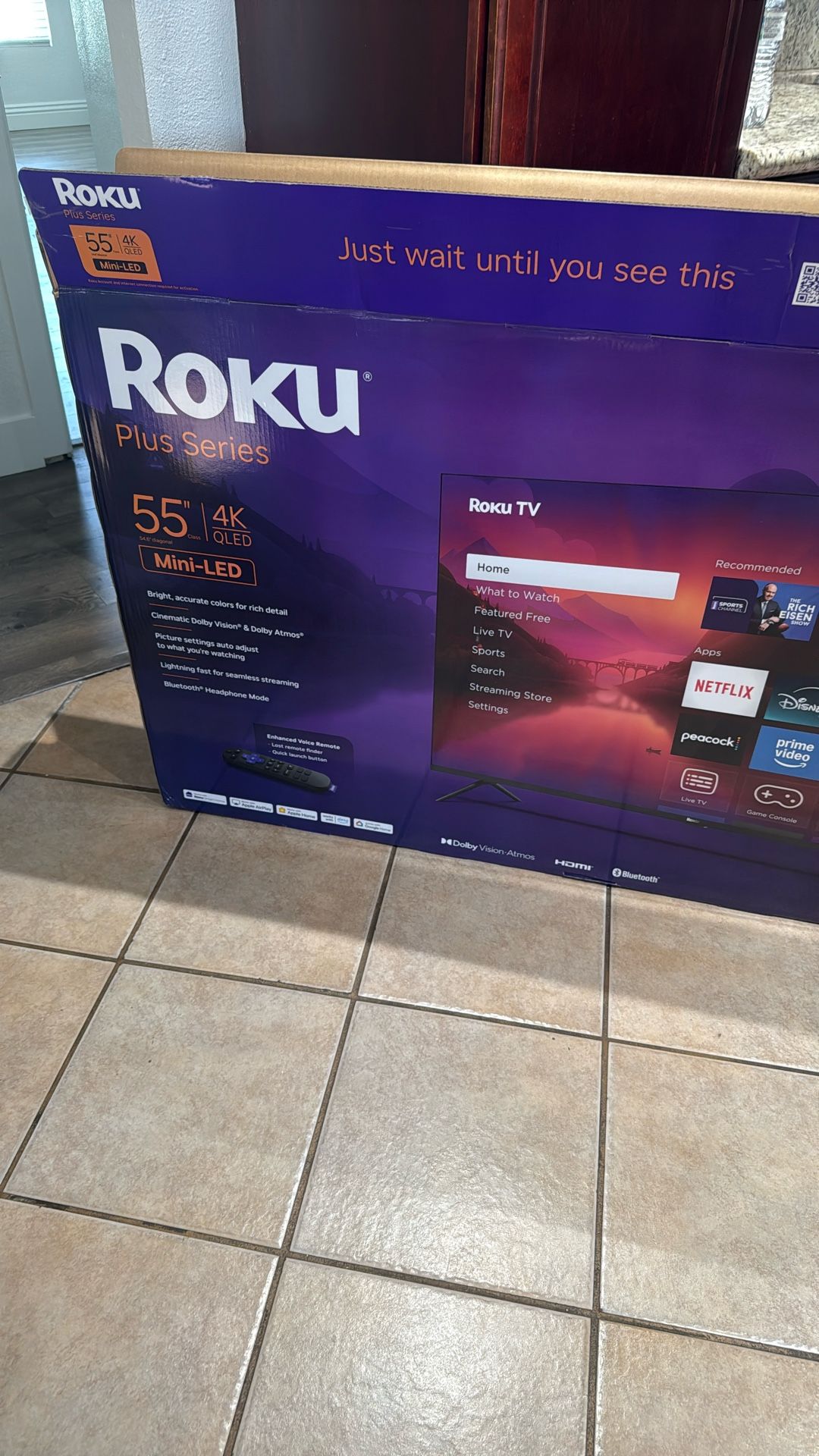 55 In Roku TCL Tv