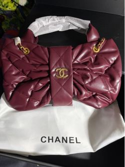Burgundy purse