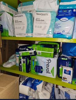 Adult Diapers Any SIZE/Booster PADS/Under Bed PAdS