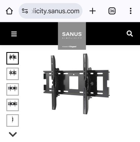 Used TV Mount You Get Your Own Screws