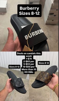 Designer sandals