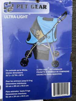 Pet Stroller BLUE - Made By PetGear