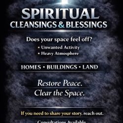 Spiritual Cleansing and Blessings  $30
