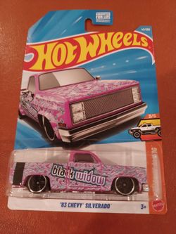 Hot Wheels '83 Chevy Silverado Black Widow