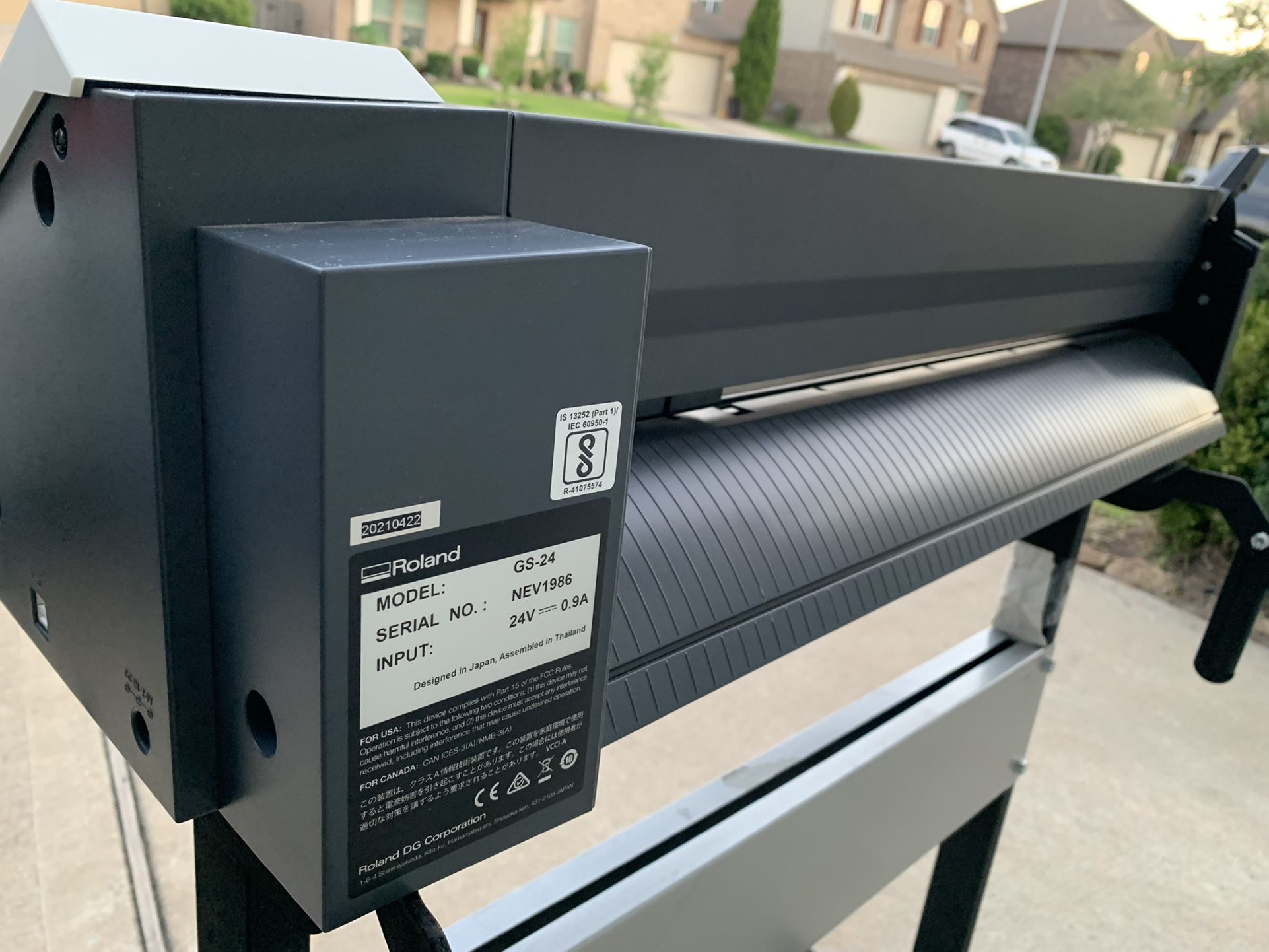 Roland Vinyl Cutter GS24 CAMM With Gift Stand (Like New) [including