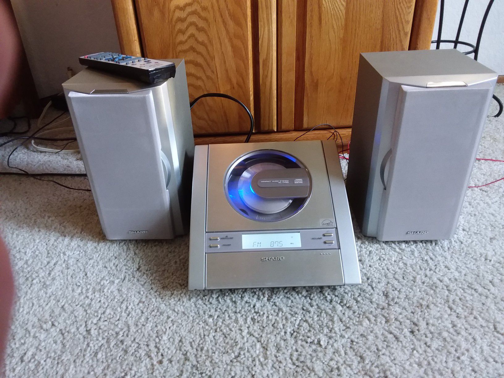 Sharp Compact Audio System w/remote