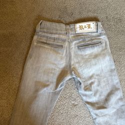 Size 0 Low Waisted Grey Jeans