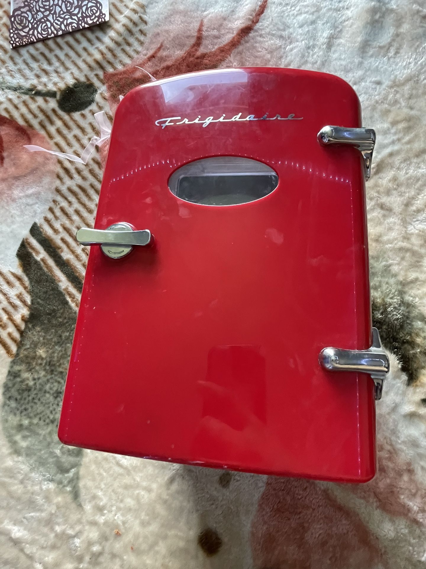 Frigidaire Mini Personal Fridge, Red