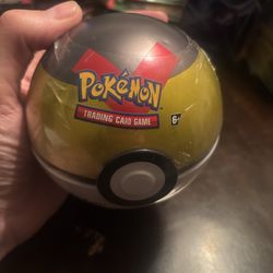 Pokeball with evolving skies