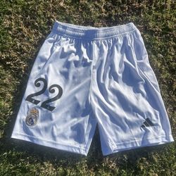 24/25 Real Madrid Home Fan Version Shorts (Small) (#22)