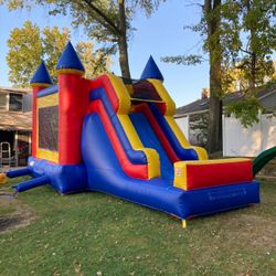 Inflatable Bouncy House Plus Slide