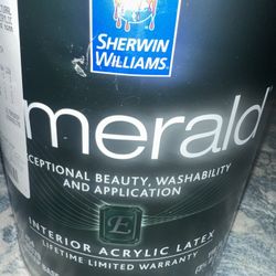 Gallon Emerald Paint  Sherwin Williams