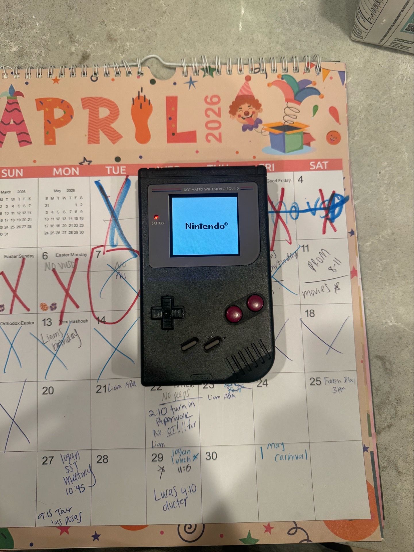 Gameboy DMG Backlit IPS Mod with glass screen cover