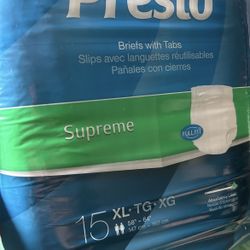 XL adult diapers