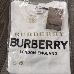 White burberry shirt