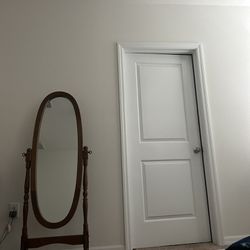 Wooden Long Mirror 
