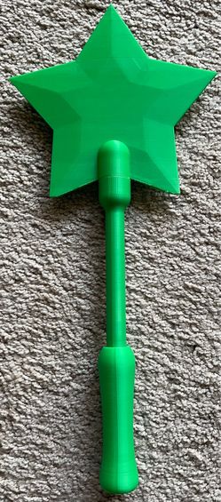 14”-long 3-piece Plastic, Green, Card Payment Wand
