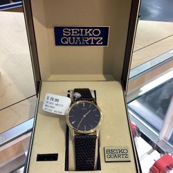 Seiko Quartz Men Watch