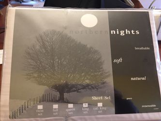 Northern nights king sheet set