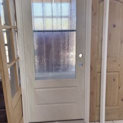 Fiber Glass Door Glass Type Rain 