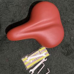 Bike Saddle, Comfort Seat Men Women Bicycle Memory Foam Padded Bicycle Shock Absorber Universal Sadd