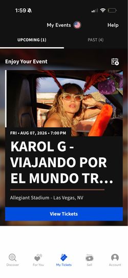 KAROL G CONCERT TICKETS LAS VEGAS