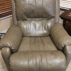 All Genuine Leather Recliner And Sofa