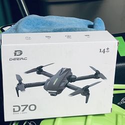 Brand new and sealed DEERC D70 Drone with Camera for Adults and Kids, 720P WIFI FPV RC Quadcopter with Real-Time Transmission, Altitude Hold, All Func