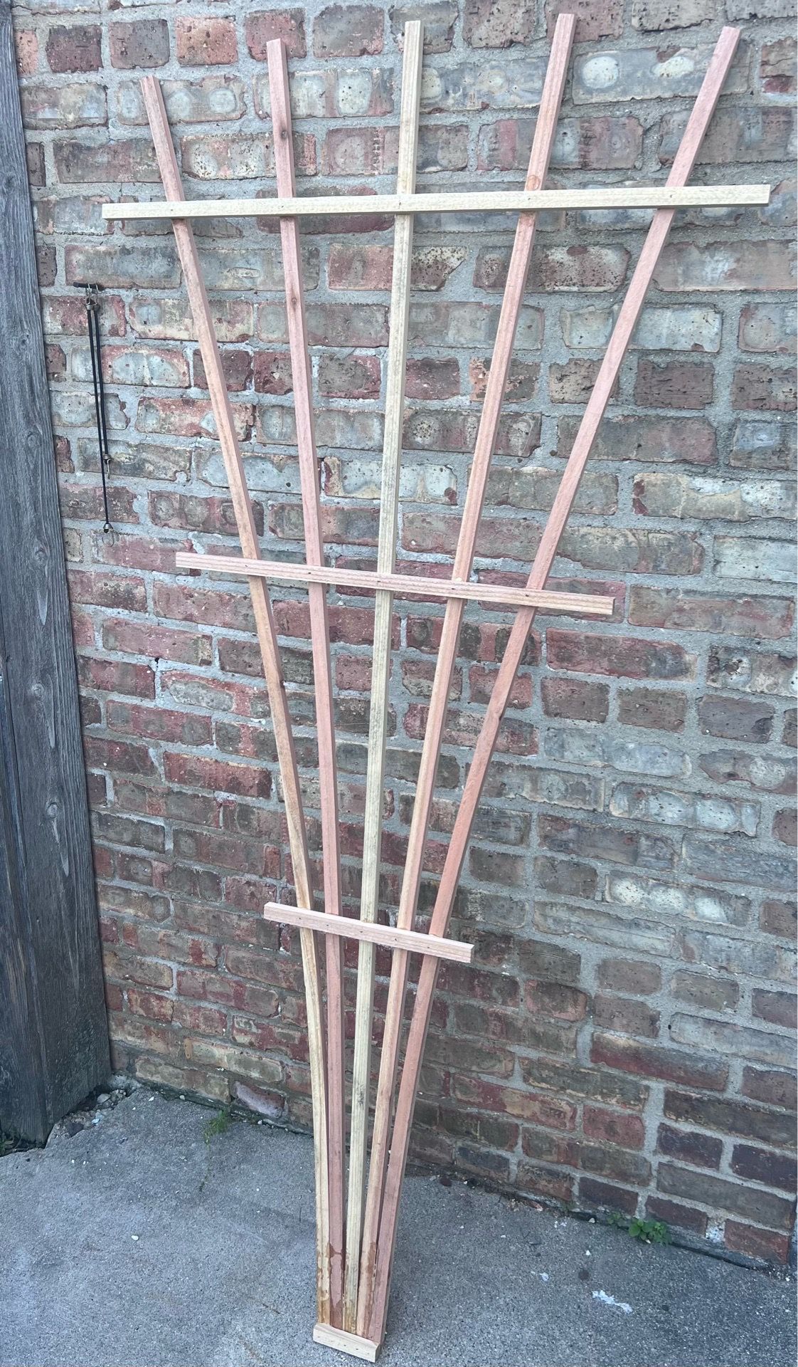 Handmade Cedar Garden Trellis - 70” Tall