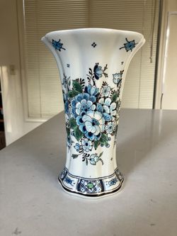 Authentic Koninklijke Fles Porcelain Vase