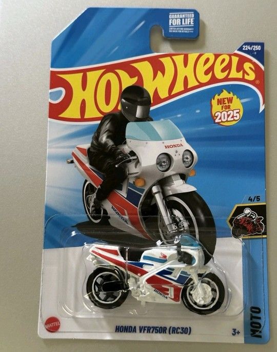 Hot Wheels Honda VFR750R (RC30) 2025 Case M