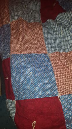 hand MADE vintage quilt