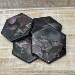 Ceramic Tile Hexagon Coasters