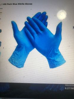 100 pack disposable nitrile gloves