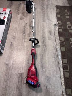 BRAND NEW TORO FLEX -FORCE 60 -VOLT MAX MULTI HEAD 14"-16"-IN STRAIGHT SHAFT BATTERY STRING TRIMMER ATTACHMENT CAPABLE . CHARGER AND BATTERY 60V. 2.5