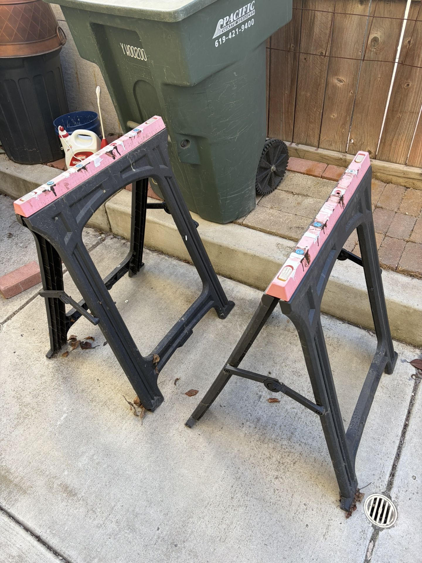 Plastic Saw Horses