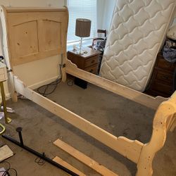 Girl Headboard Footboard And Frame Twin Bed Frame