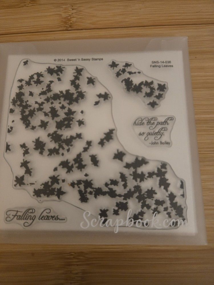 Sweet And Sassy, Falling Leaves Stamp Set