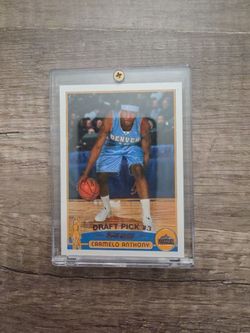 Carmelo Anthony rookie basketball card