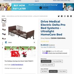Delta Pro Semi Electric Homecare Bed (No Mattress)