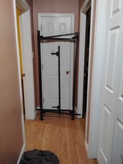 Queen Size Bed Frame Can Be Adjusted To Full And Twin