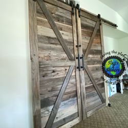 Grey Barn Doors 