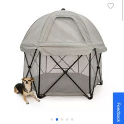 Dog/cat pen with canopy!