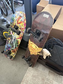 Exercise Bike And Skate Board